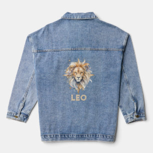 Panneau Leo Zodiac Veste Denim Femme
