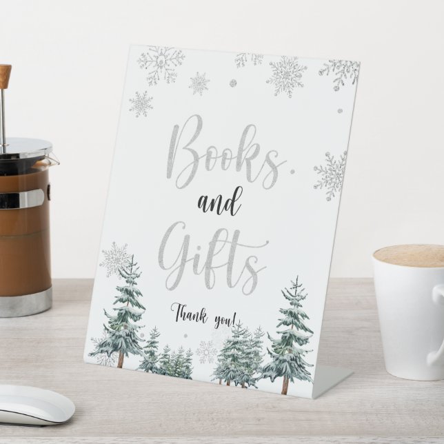Panneau Livres et Cadeaux, parties scintillant d'a (In SItu)