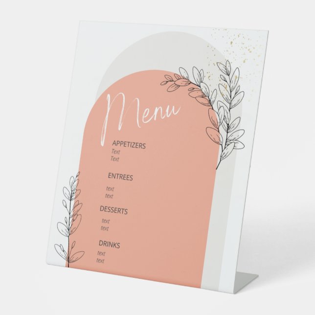 Panneau Menu  (Recto)