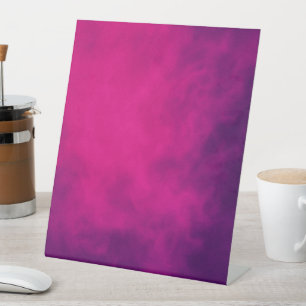 Panneau Pedestal Neon Pink - Personnalisable