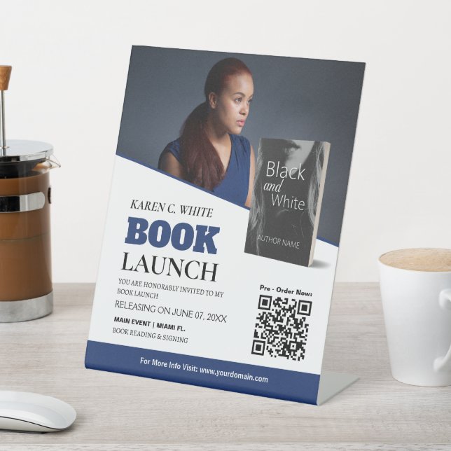 Panneau personnalisé Lancement du livre (In SItu)