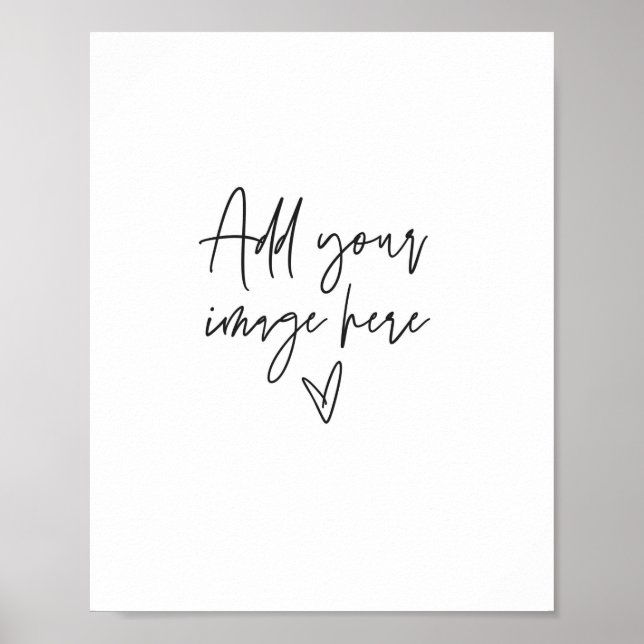 Panneau personnalisé Mariage de l'événement Poster (Devant)