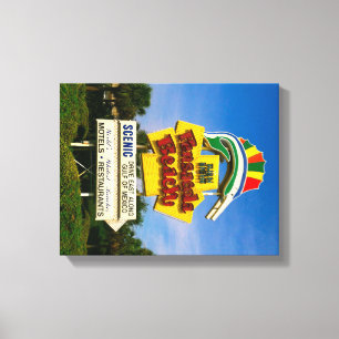 Panneau Plage Pensacola - 14" x 11" Toile Emballée