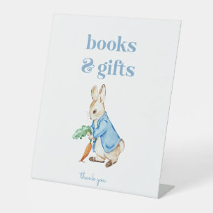 Panneau pour Baby Shower Rabbit Books and Gifts