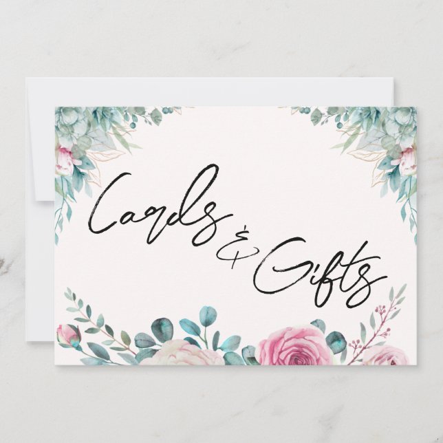 Panneau pour Cartes et Cadeaux (Devant)