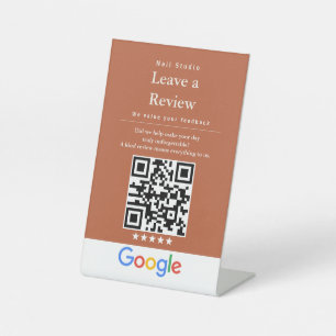 Panneau QR Code de l'événement Moderne Laissez un 