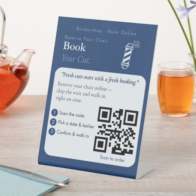 Panneau QR Code gras pour rendez-vous | Numériser  (In SItu)
