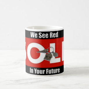 Panneau Rouge Vendu immobilier Coffee Cup Mug