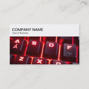 Panneau supérieur - Carte de visite de clavier lum