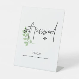 Panneau supérieur de la table de mot de passe Wifi