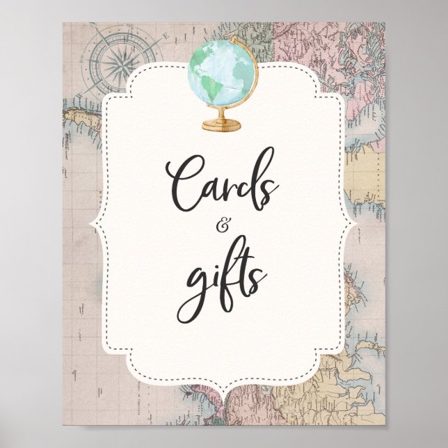 Panneau Tableau Cartes Et Cadeaux Baby showers De  (Devant)