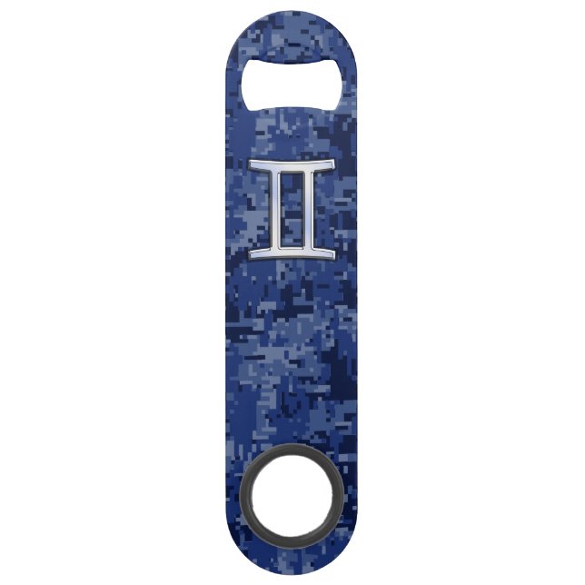Panneau Zodiac Gemini Marine Camo numérique bleu (Devant)