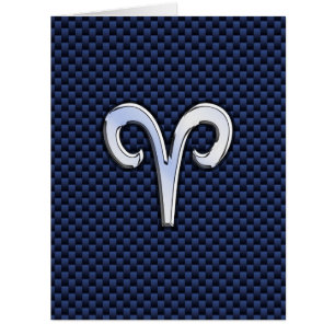Panneau Zodiac Silver Aries Bleu Carbone Fibres Im