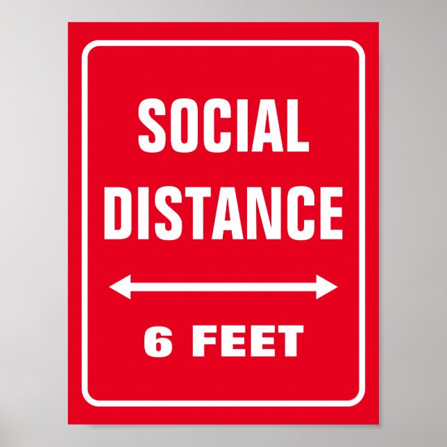 Panneaux de distanciation sociale Affiches personn (Devant)