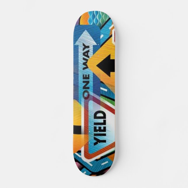 Panneaux de rue #1 Skateboard (Recto)