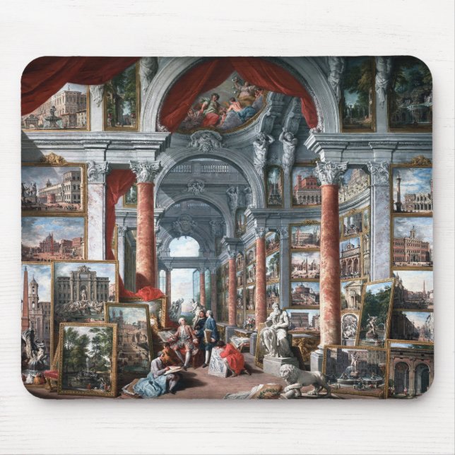 Pannini - Galerie von Ansichten von modernem Rom Mousepad (Vorne)