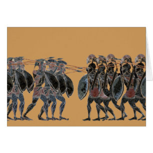 Panoplie - ligne de bataille de hoplite du grec