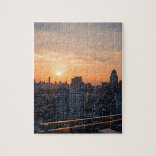 Panorama auf Skyline von Bangkok