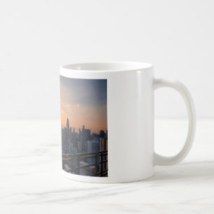 Panorama auf Skyline von Bangkok Kaffeetasse