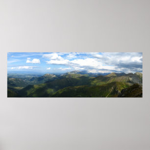 Panorama aus Wolowiec, Tatra Poster