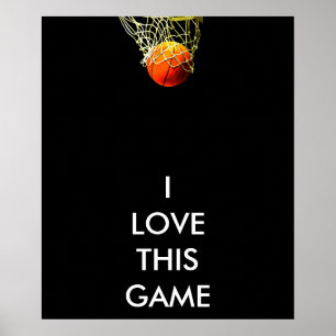 Panorama Basketball Poster