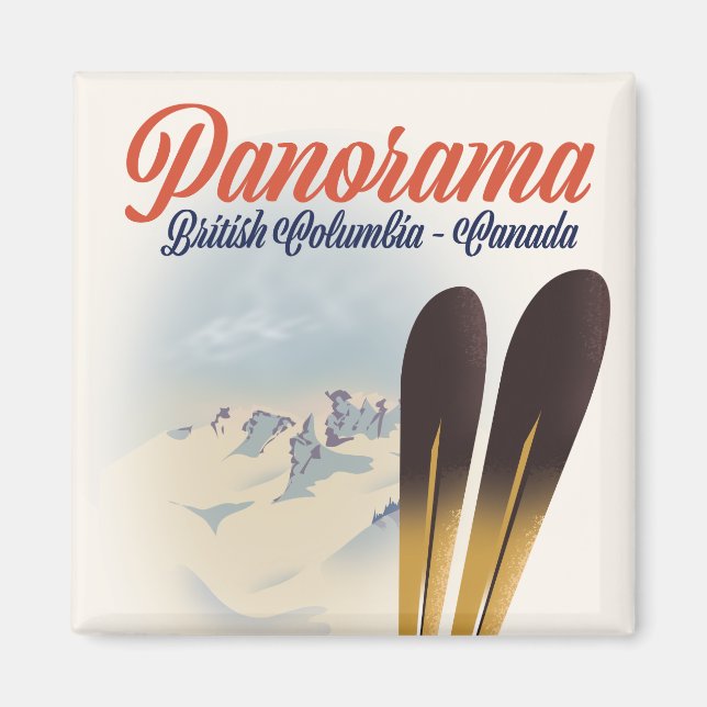 Panorama British Columbia Kanada Skipposter Magnet (Vorne)