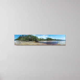 Panorama Cahuita Strand Leinwanddruck