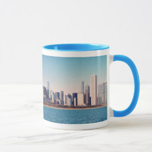 Panorama der Chicago-Skyline Tasse
