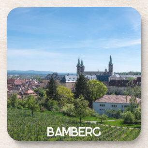 Panorama der historischen Altstadt von Bamberg, De Getränkeuntersetzer