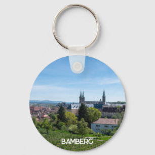 Panorama der historischen Altstadt von Bamberg, De Schlüsselanhänger