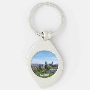 Panorama der historischen Altstadt von Bamberg, De Schlüsselanhänger