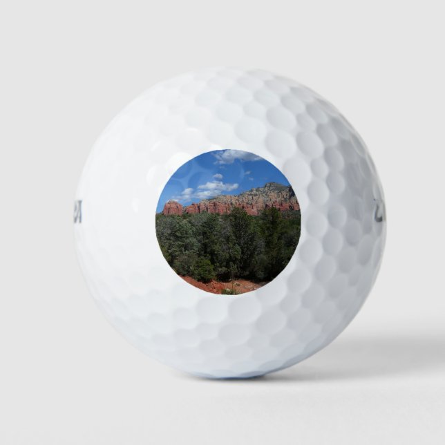 Panorama der Roten Felsen in Sedona Arizona Golfball (Vorderseite)