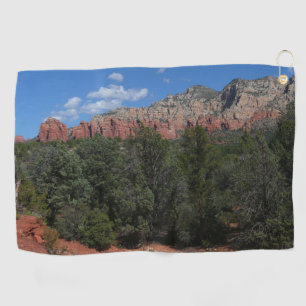 Panorama der Roten Felsen in Sedona Arizona Golfhandtuch