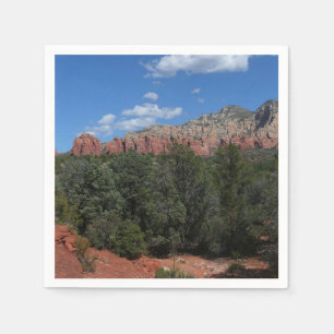 Panorama der Roten Felsen in Sedona Arizona Serviette