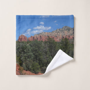 Panorama der Roten Felsen in Sedona Arizona Waschlappen