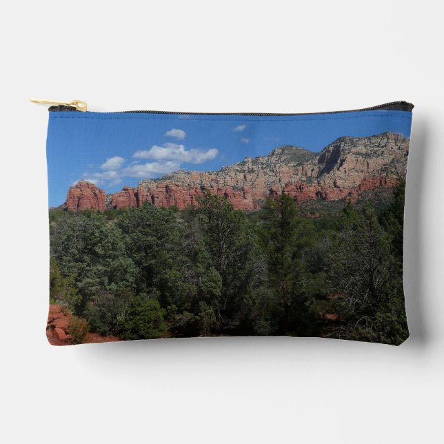 Panorama der Roten Felsen in Sedona Arizona Zubehörtasche (Vorderseite)