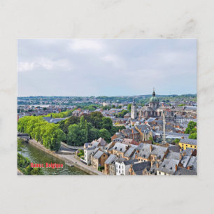 Panorama der Stadt Namur Postkarte