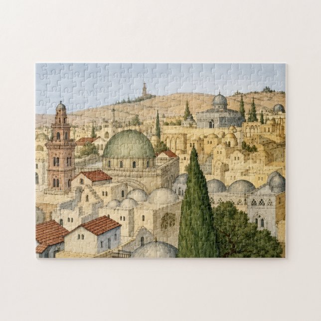 Panorama des alten Jerusalem (Horizontal)