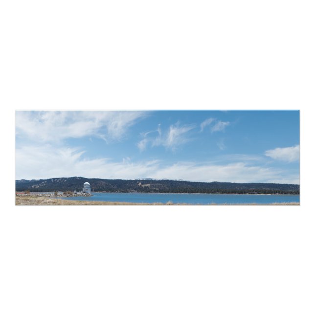 Panorama-Druck auf den Big Bear Lake Fotodruck (Vorne)