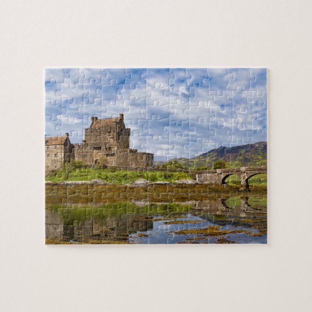 Panorama Eilean Donan Schloss angesehen vom Süden (Horizontal)