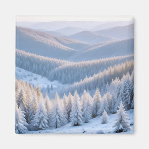 Panorama Landschaft Berge Panoramasicht Natur Eis Magnet