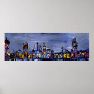 Panorama London Poster