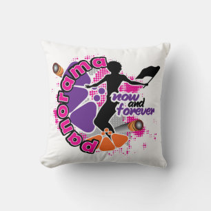 Panorama maintenant et pour toujours Coussin