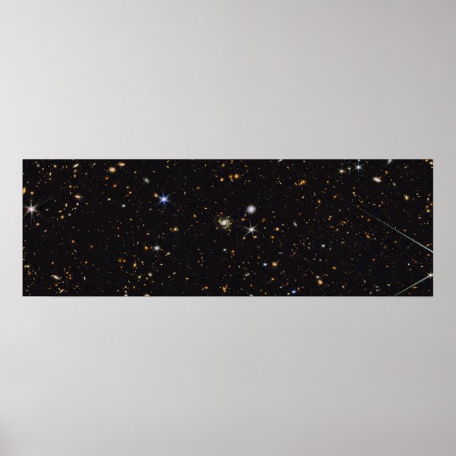 Panorama mit mehrwellenlangen Galaxien | Hubble &  Poster (Vorne)