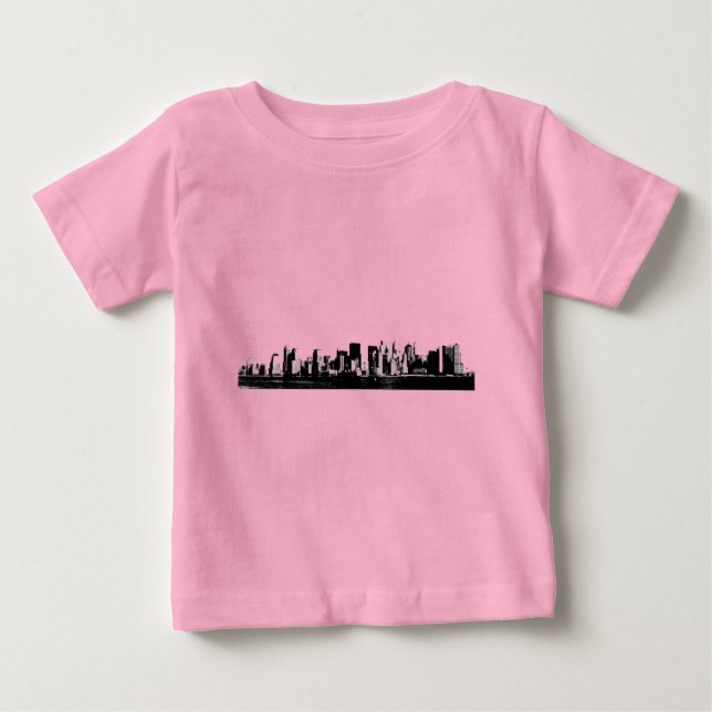 Panorama New York City Baby T-shirt (Vorderseite)