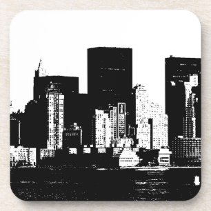 Panorama New York City Getränkeuntersetzer