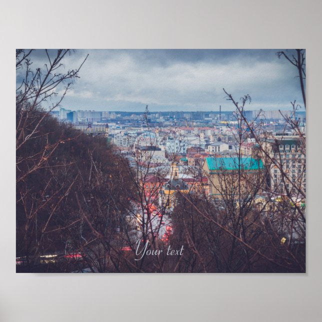  Panorama of Kyiv  Poster (Vorne)