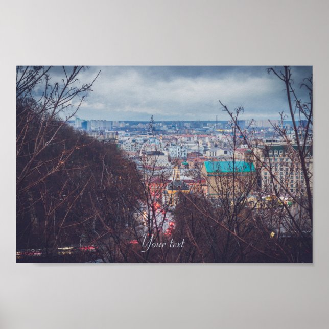  Panorama of Kyiv  Poster (Vorne)