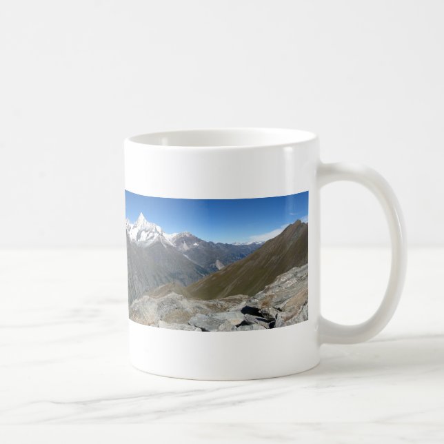 Panorama Rothorn, Walliser Alpen Kaffeetasse (Rechts)