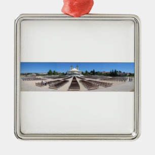 Panorama von Medjugorje Ornament Aus Metall